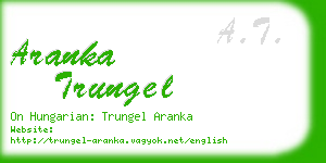 aranka trungel business card